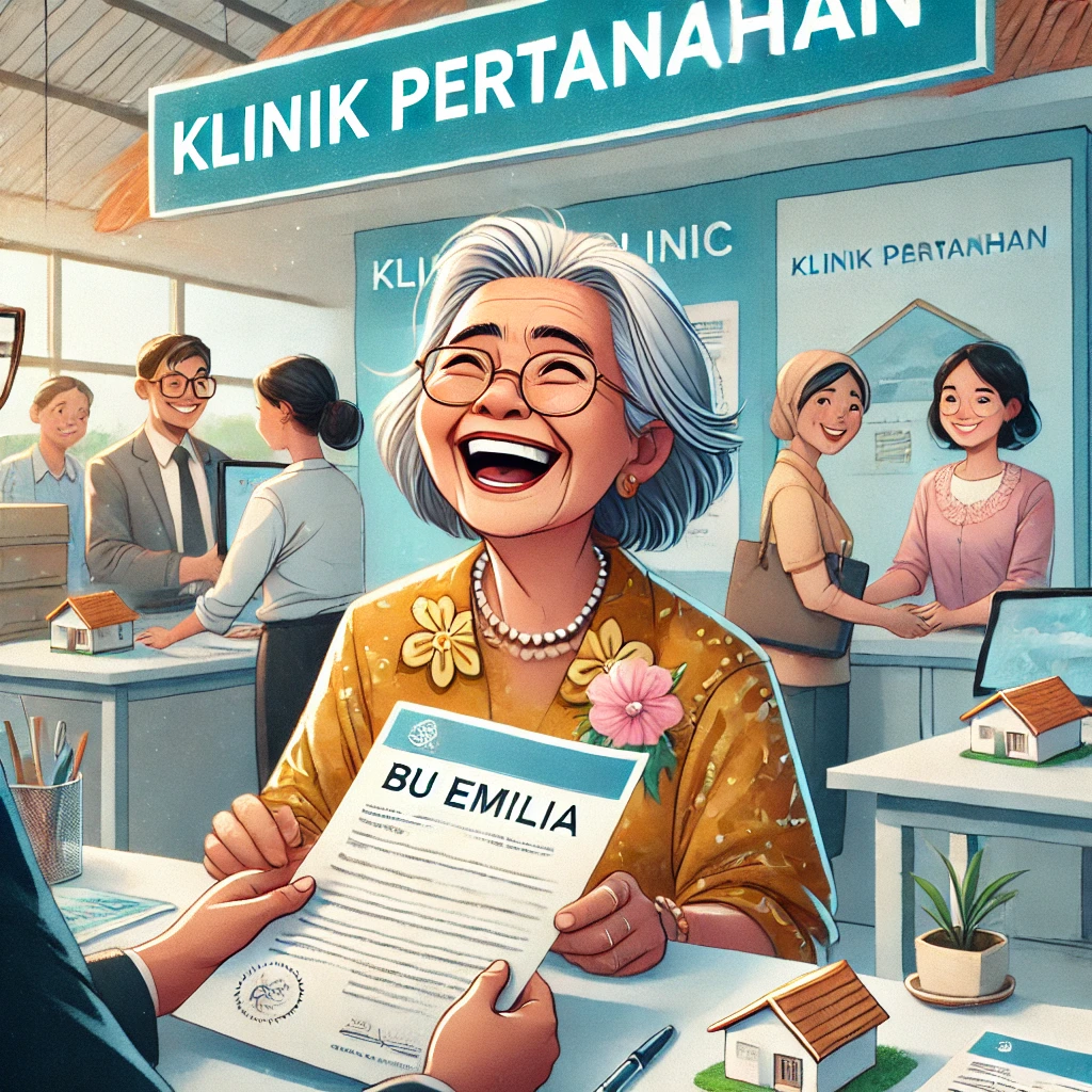 Kisah Sukses Ibu Emilia: Sertifikat Tanah Terbit Berkat Klinik Pertanahan Setelah 4 Tahun Penantian